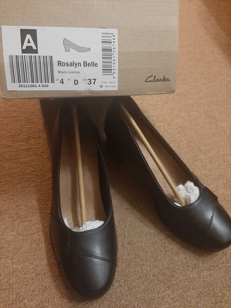 Clarks Women Rosalyn Belle Textile Unstructured Comfortable Shoes Women s Fashion Footwear Heels on Carousell
