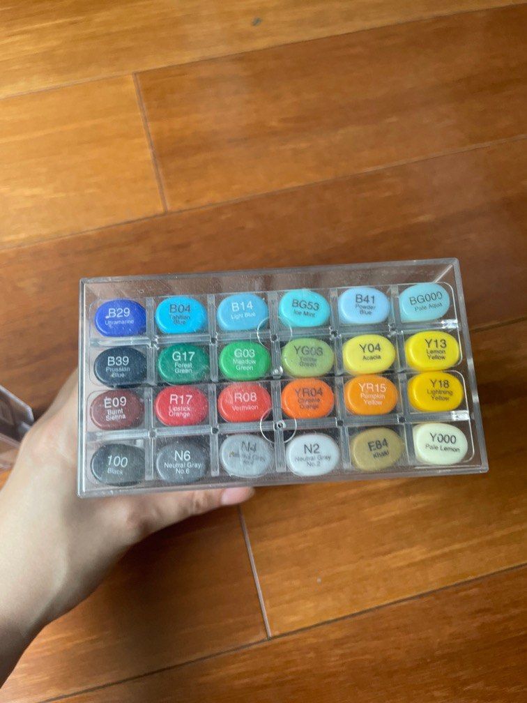Copics Sketch Blendable Markers 36 pcs (Category: Craft Supplies & Tools) located in Mandaluyong City. Submitted by beautyfashdeclutter (Listing ID 1334255975, Image 3). Description: Bought for 11k+, all still with ink, lightly used.