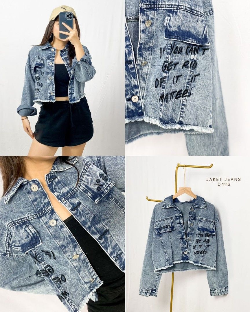 Baju jaket jeans online