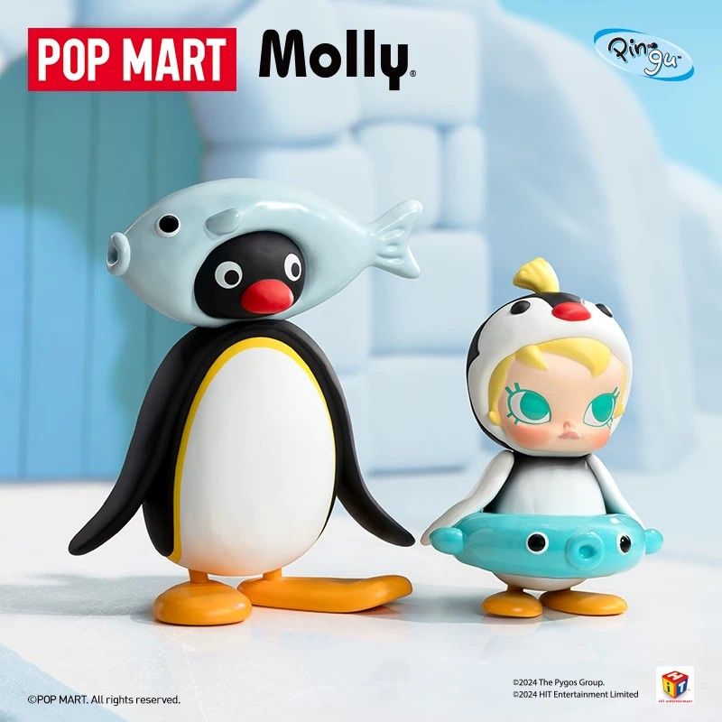 EXCLUSIVE! SPECIAL EDITION! POPMART] POPMART BABY MOLLY X PINGU
