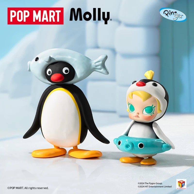 POP MART ピングー&モリー まとめ売り Amazon.co.jp: POP MART Baby Molly × Pingu Happy Fishing