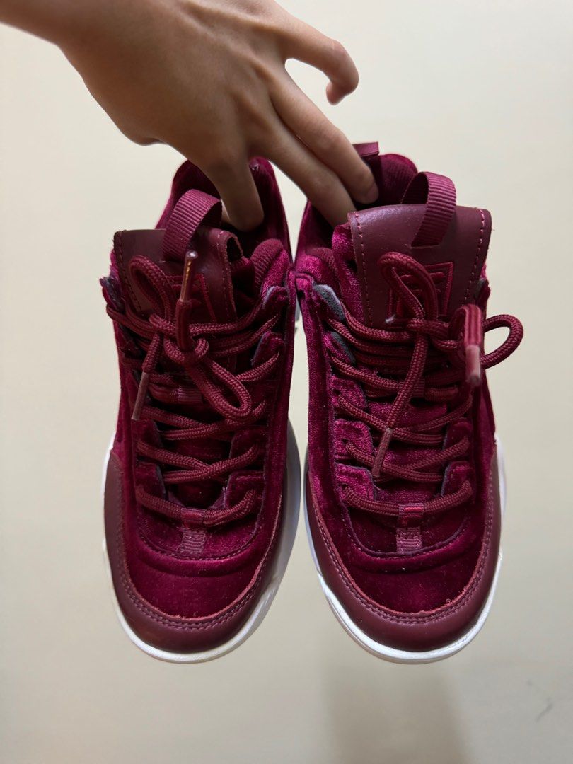 Fila disruptor burgundy shop