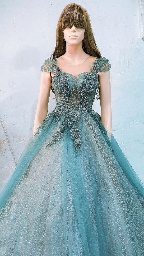 Simple long gown design new arrivals