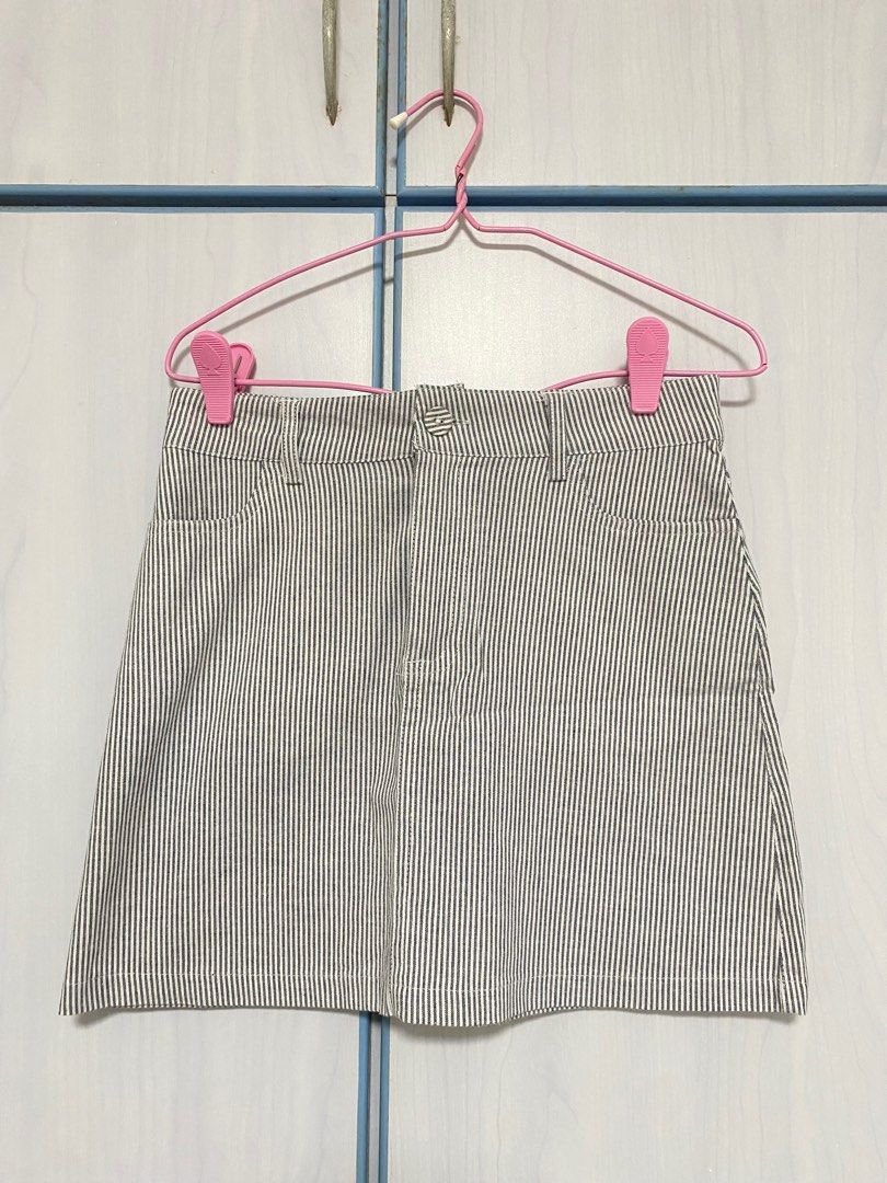 Striped mini skirt forever 21 cheap