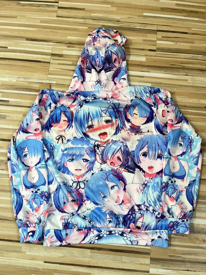 Full Print Sexy Kawaii Ahegao Anime Hoodie Men s Fashion Tops Sets Hoodies on Carousell