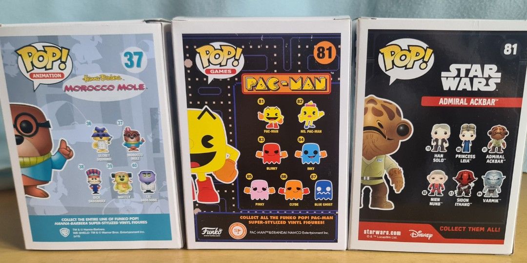 Funko pop set (Category: Designer & Blind Box Toys) located in Las Pinas. Submitted by monjoy2011 (Listing ID 1334252746, Image 2). Description: Set sale.