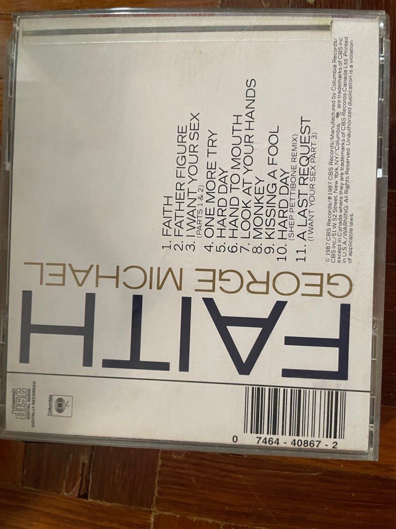 George Michael (Category: Portable Music Players) located in Kuala Lumpur. Submitted by skymillion (Listing ID 1334309821, Image 2). Description: .
