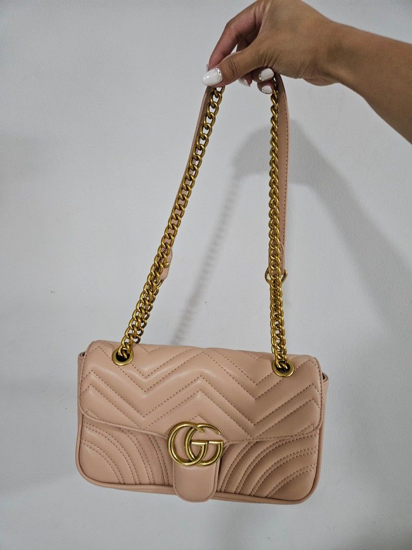GG Marmont 2way Bag 26cm Beige