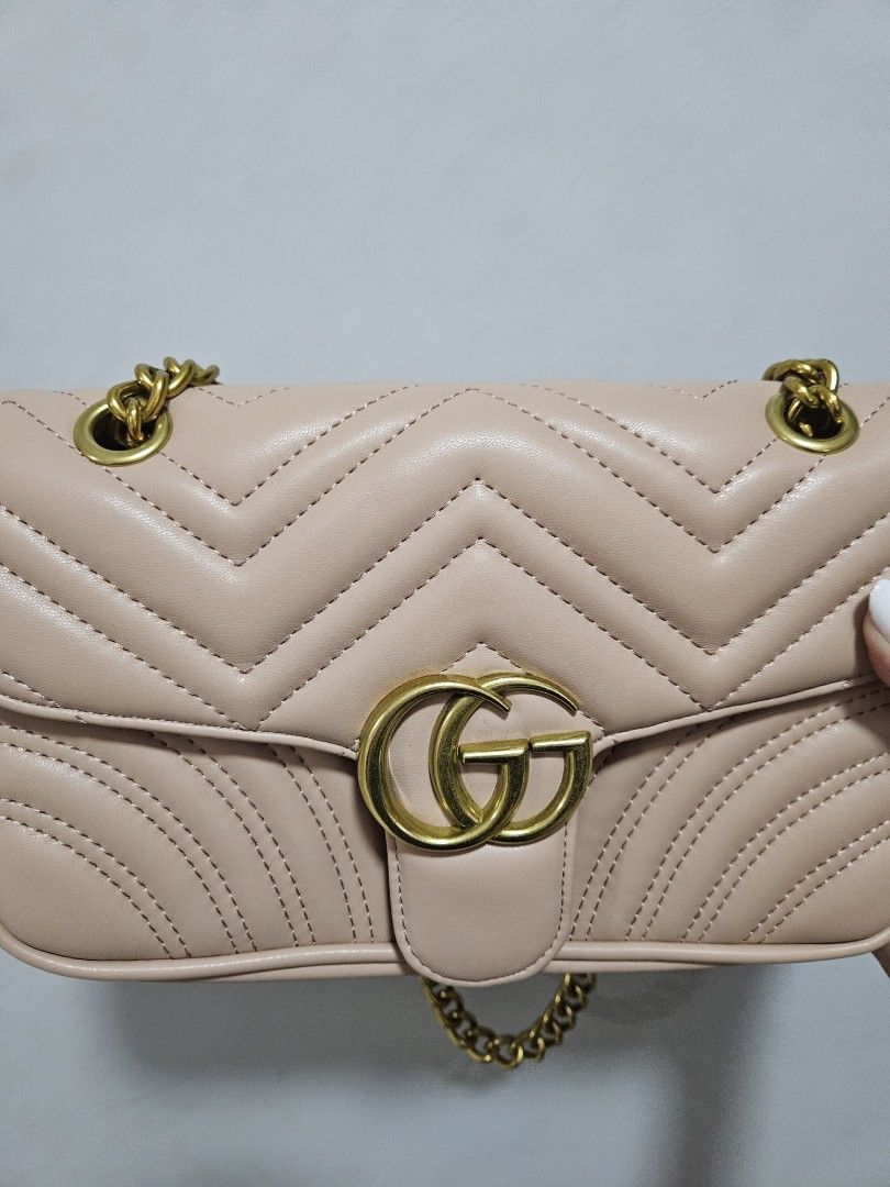 GG Marmont 2way Bag 26cm Beige