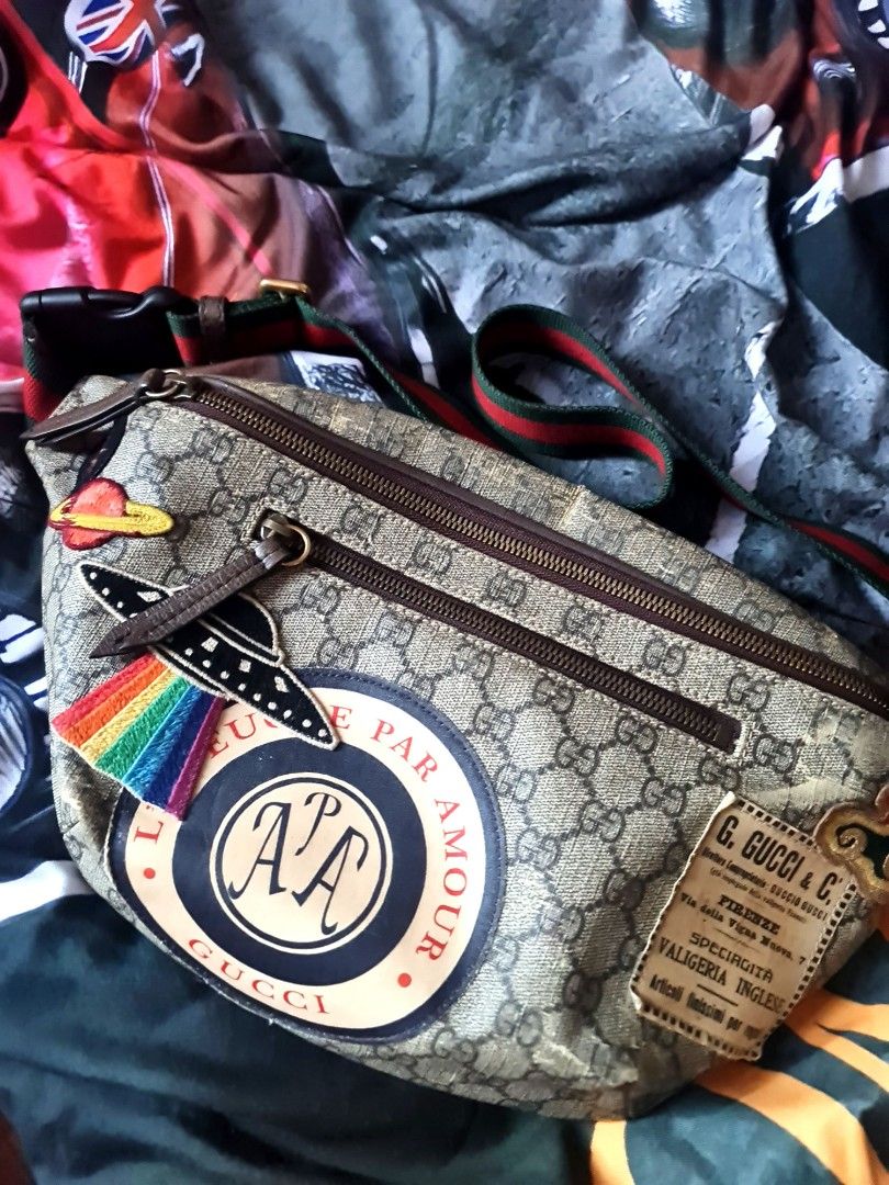 Gucci Multicolour Patches Bum Waist Crossbody Bag