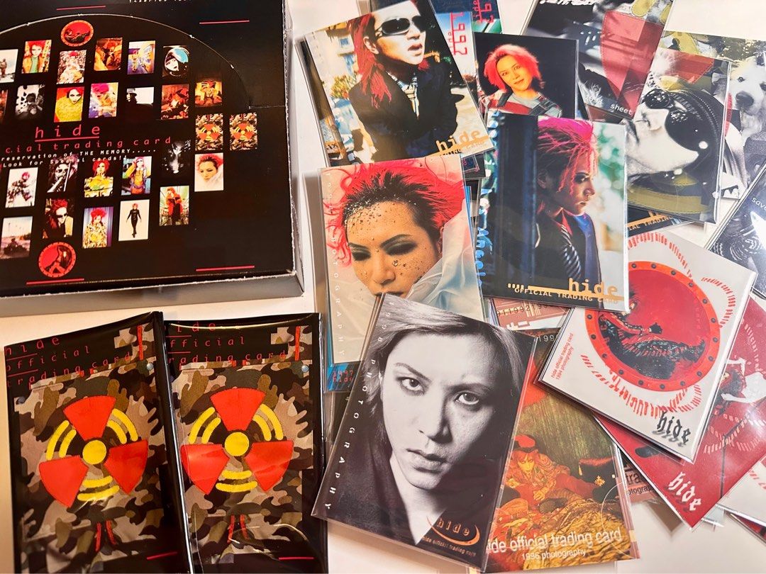 hide official trading card xjapan, 興趣及遊戲, 收藏品及紀念品, 明星周邊- Carousell