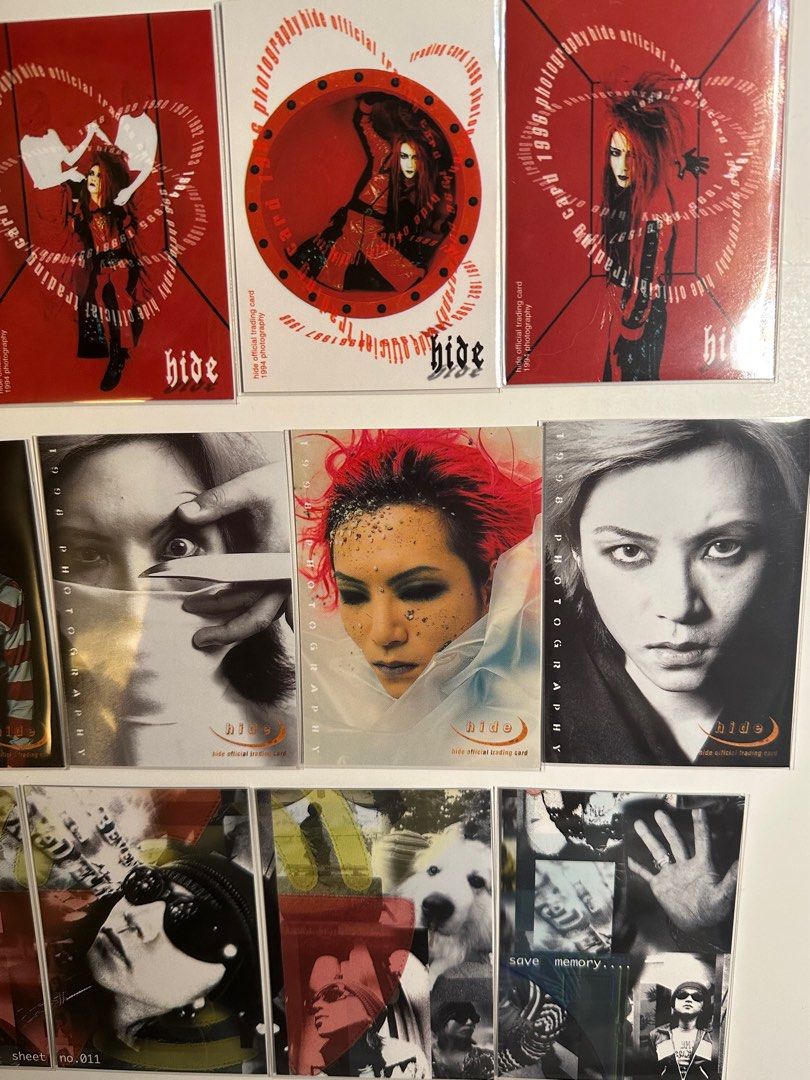 hide official trading card xjapan, 興趣及遊戲, 收藏品及紀念品, 明星周邊- Carousell