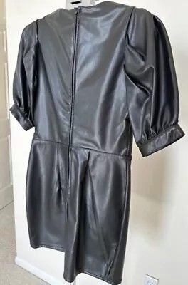 H&M HM Black Faux Leather Puff Sleeve A-Line Sheath Mini Dress size M Date Night, Women's Fashion, Dresses & Sets, Dresses on Carousell H&M HM Black Faux Leather Puff Sleeve A-Line Sheath Mini Dress size M Date Night, Women's Fashion, Dresses & Sets, Dresses on Carousell