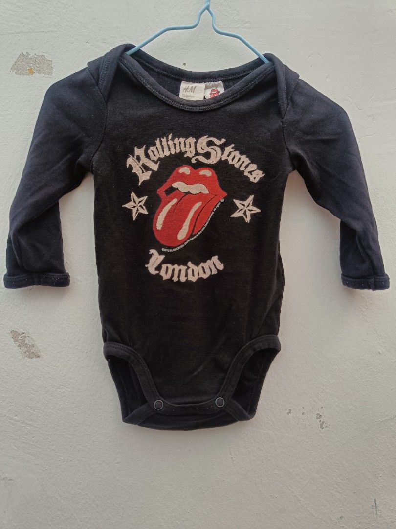 H M X Rolling Stones Baby Romper