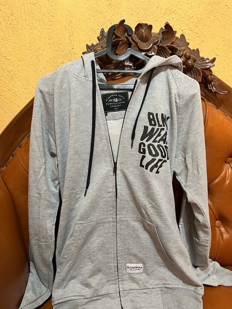 Hoodie Blankwear Fesyen Pria Pakaian Atasan di Carousell