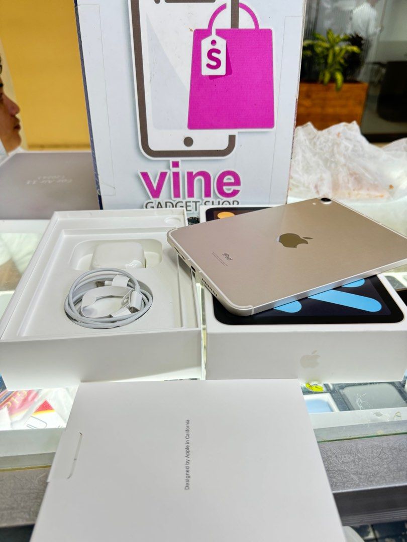 ipad mini 6 64gb with cellular good as new (Category: iPad) located in Cainta. Submitted by vine_gadget_shop (Listing ID 1334294692, Image 1). Description: ipad mini 6 64gb with cellular good as new complete package no issue check all u want pick up store greenhills shopping center we accept trade in we accepy credit card and ggives installment we do cod and door to door we ship nationwide for fast transaction call 09277368323 look for vine visit