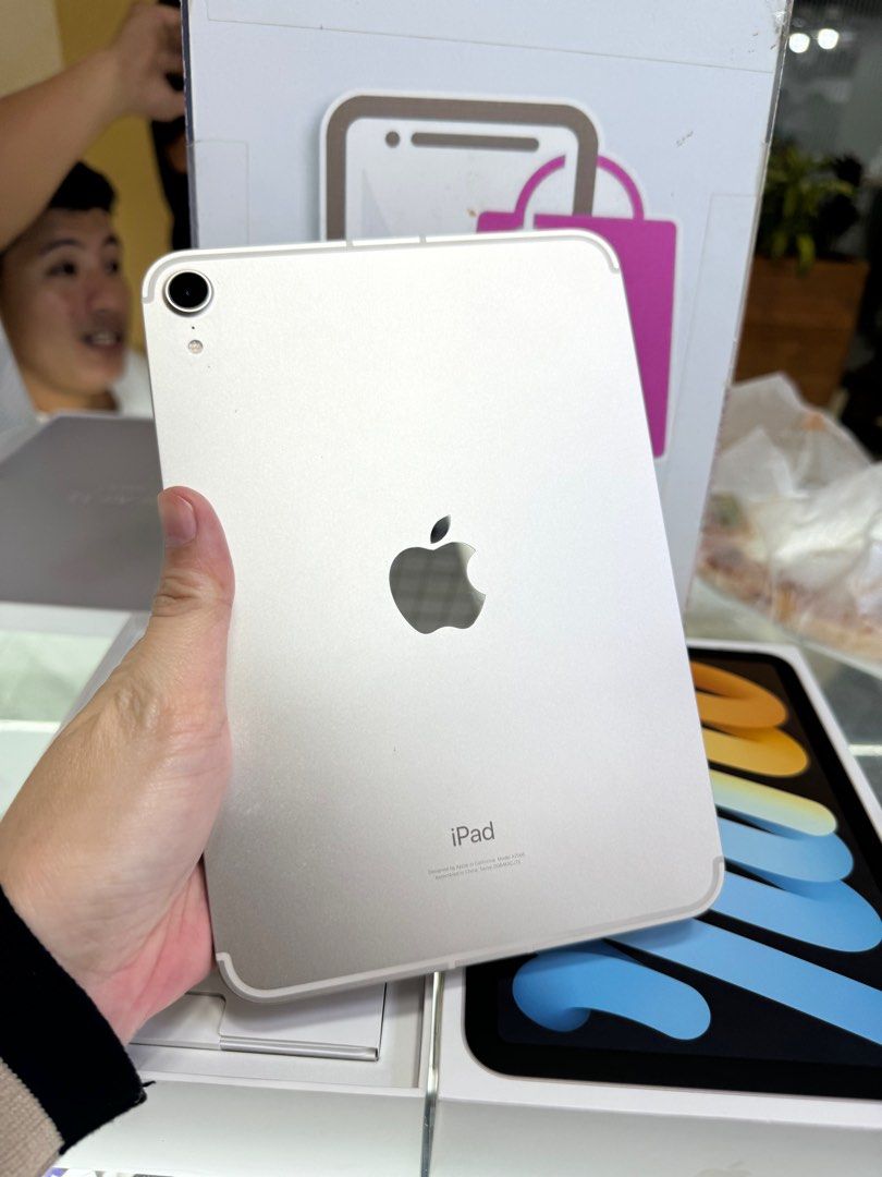 ipad mini 6 64gb with cellular good as new (Category: iPad) located in Cainta. Submitted by vine_gadget_shop (Listing ID 1334294692, Image 2). Description: ipad mini 6 64gb with cellular good as new complete package no issue check all u want pick up store greenhills shopping center we accept trade in we accepy credit card and ggives installment we do cod and door to door we ship nationwide for fast transaction call 09277368323 look for vine visit