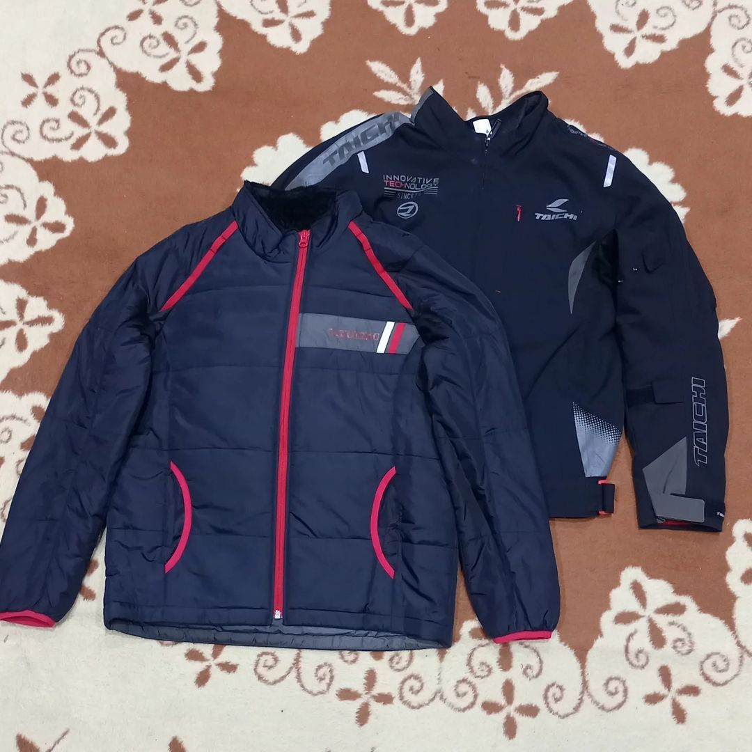 Jaket motor TAICHI END1621-1 lengkap inner size L pria motoran