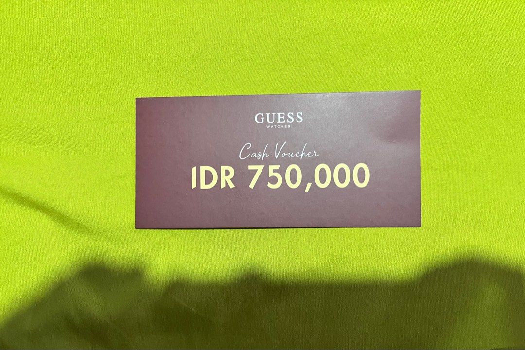 Voucher guess sale