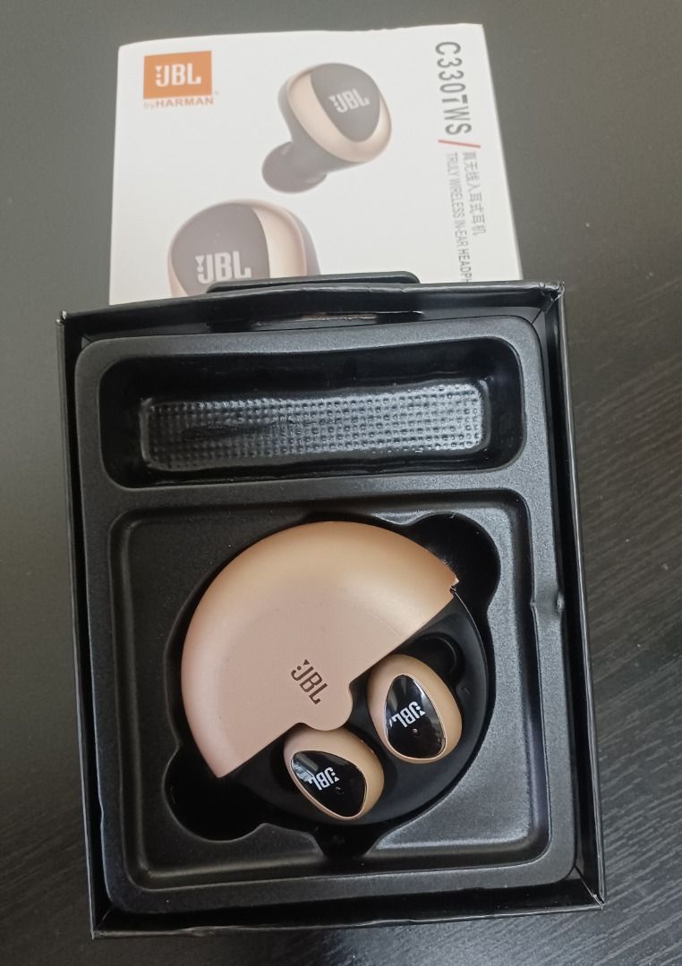 JBL C330TWS wireless in ear headphones 28 Audio Earphones on Carousell