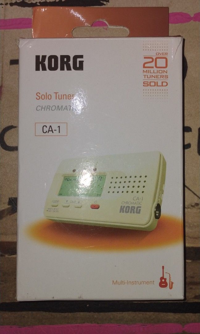 KORG CA-1 Chromatic Tuner (Category: Musical Instruments) located in Manila. Submitted by ryleah120880 (Listing ID 1334325315, Image 1). Description: KORG CA-1 Chromatic Tuner brand new with box and manual, tested working condition, see photos.. PHP800+sf.. couriers: can do meetup near my place.. J&T and LBC only.. lalamove, mr. speedy, toktok, etc., buyer will book and shoulder the fees.. note: i'm not always online here on carousell, you can re