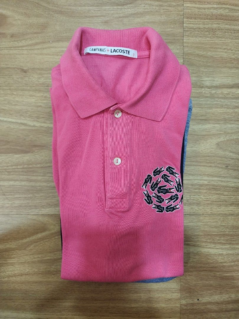 Lacoste Campana Polo Shirt (Category: Tshirts & Polo Shirts ) located in Quezon City. Submitted by joselitobal (Listing ID 1334297409, Image 1). Description: lightly used. in great condition size 3 guaranteed AUTHENTIC RFS: Decluttering.