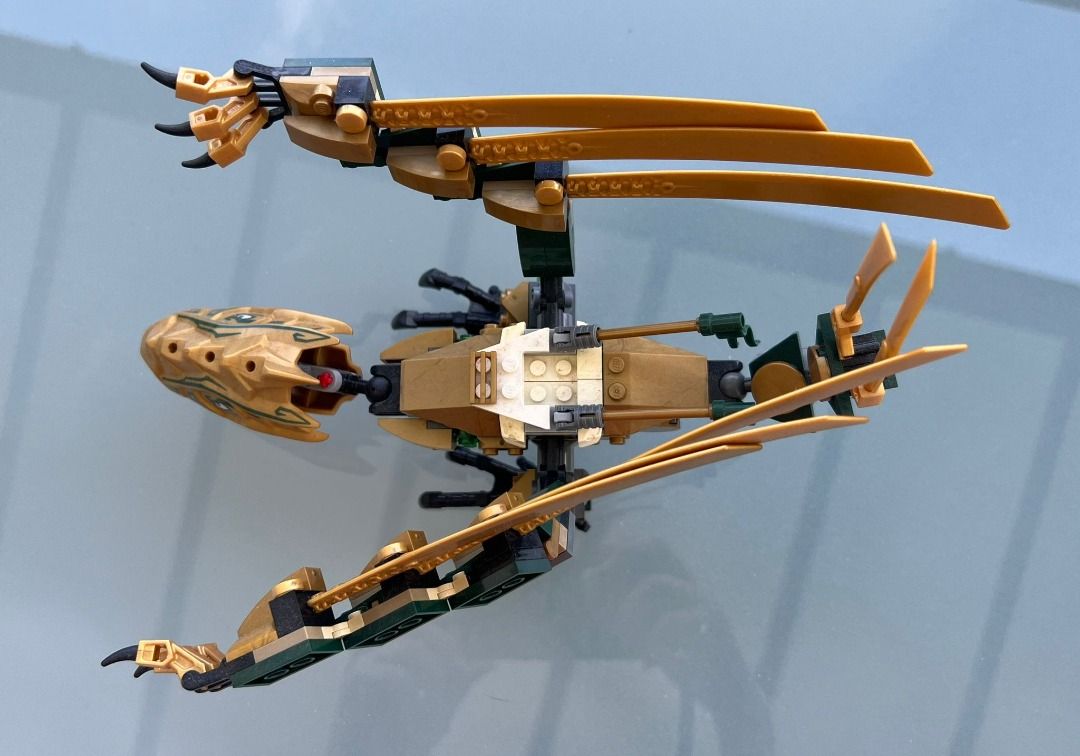 Assembled LEGO Ninjago Golden Dragon 70503 with build instructions for re assembling Hobbies Toys Toys Games on Carousell