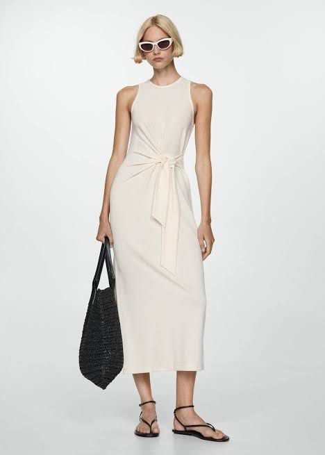 sage green knit dress St. John main image 0