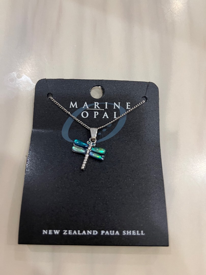 Marine opal necklace clearance