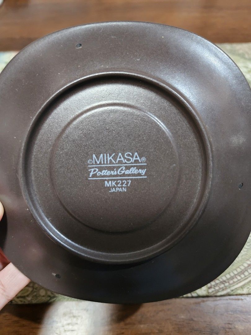 MIKASA Stoneware Saucers - per piece (Category: Dinnerware & Cutlery) located in Quezon City. Submitted by senyoramaria (Listing ID 1334369442, Image 3). Description: MIKASA Potters Gallery Stoneware 5.5 inches 6 pcs available.