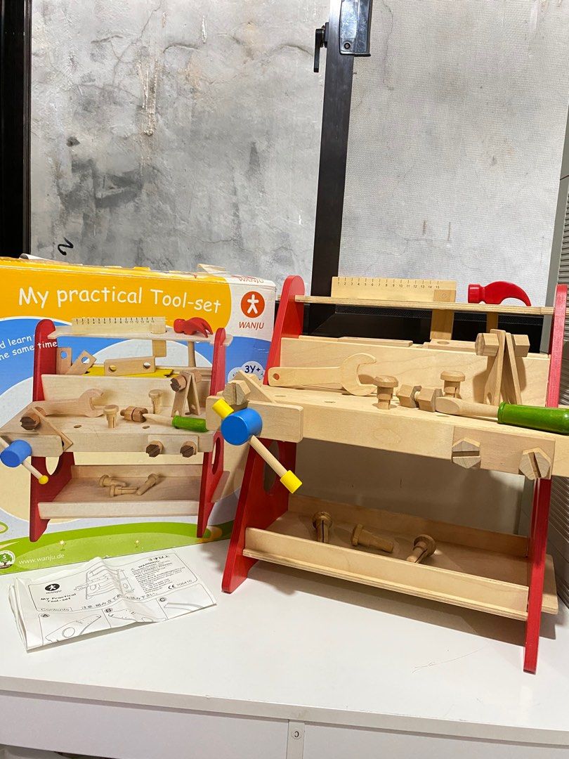 My practical tool set toys (Category: Educational & Learning Toys) located in Manila. Submitted by avalanchesonlineshopmainacount (Listing ID 1334268927, Image 1). Description: Complete .
