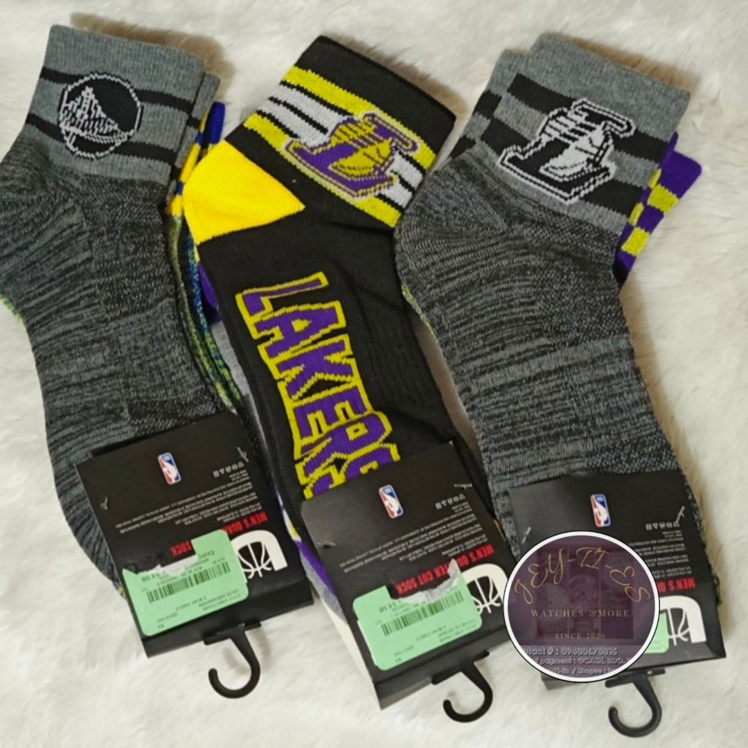 NBA quarter socks (Category: Socks) located in Taytay. Submitted by jeyties (Listing ID 1334318453, Image 1). Description: Original NBA quarter socks 3 pairs per set.