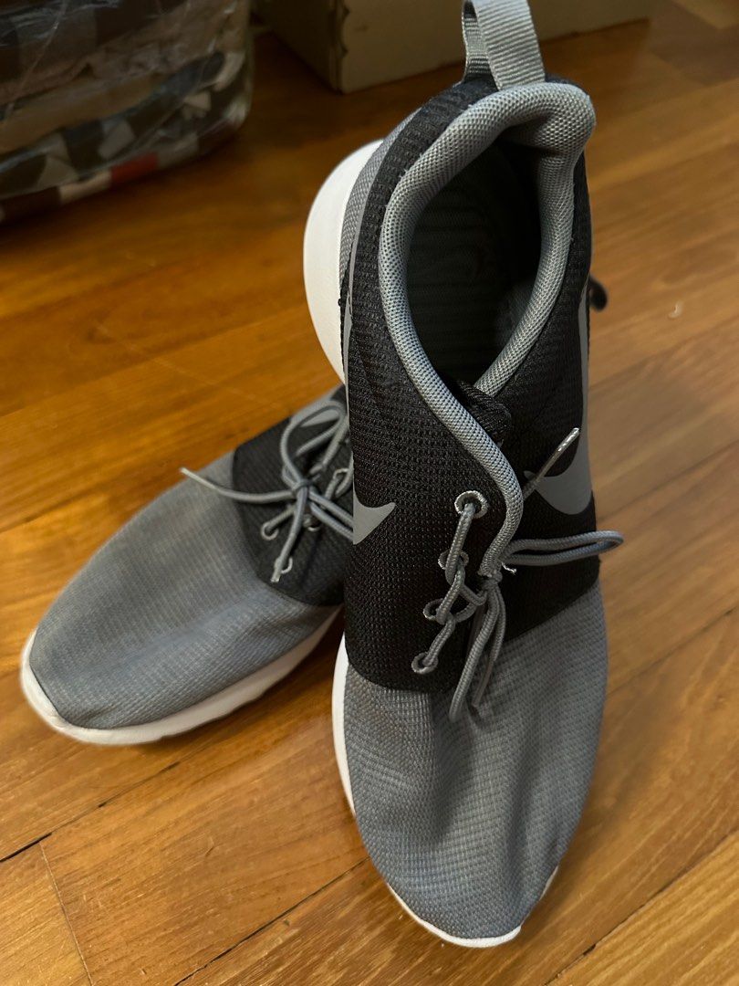 Nike Roshe Run Gray Men s Fashion Footwear Sneakers on Carousell