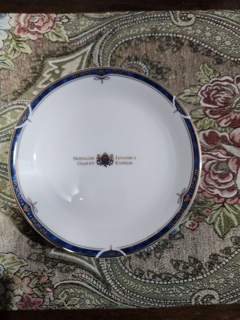 NOSTALGIE ISTANBUL Cake Plates - per piece (Category: Dinnerware & Cutlery) located in Quezon City. Submitted by senyoramaria (Listing ID 1334309875, Image 2). Description: NOSTALGIE ISTANBUL ORIENT EXPRESS Dessert Plates 5.9 inches 7 pcs available.