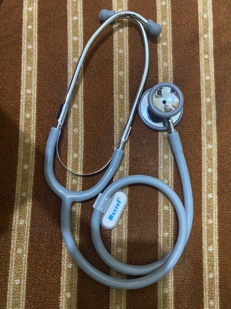 Original baxtel stethoscope (Category: Health Monitors & Weighing Scales) located in Manila. Submitted by crossinirolls (Listing ID 1334290511, Image 1). Description: Used for a month only.