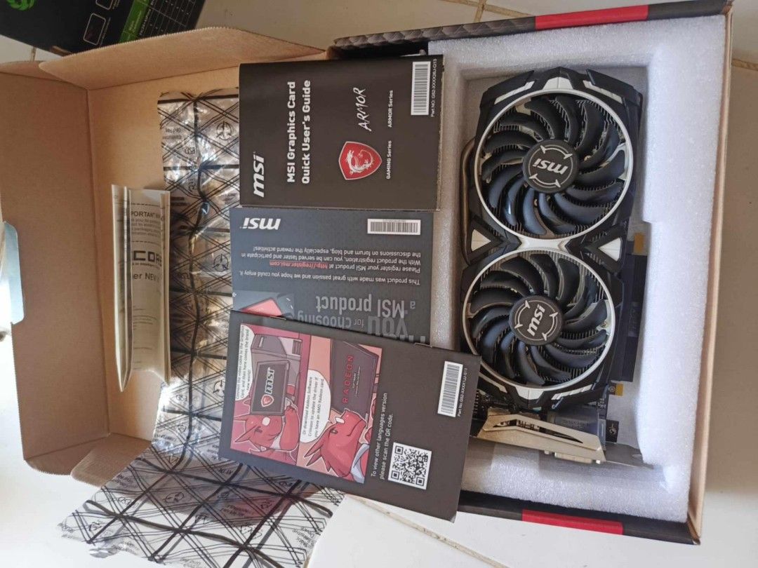 Pc gaming i3 8100 msi rx 570 8gb Elektronik Komputer Desktop di Carousell