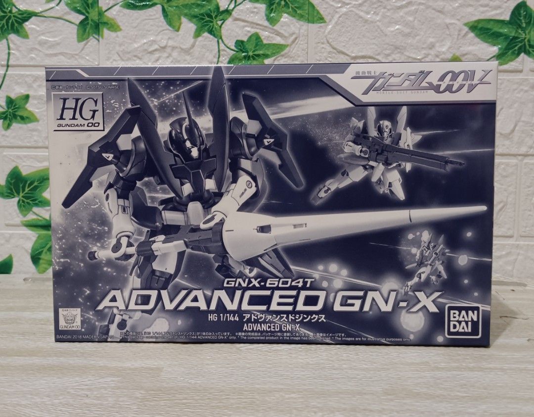 Premium Bandai 1/144 HG Advance GN-X Gundam (Category: Gundam & Model Kits) located in Quezon City. Submitted by gwiyaoming (Listing ID 1334285378, Image 1). Description: Premium Bandai 1/144 HG Advance GN-X Gundam Onhand stock Brandnew Unbuilt Sealed runners Complete parts Meetup/Pickup/Shipping.