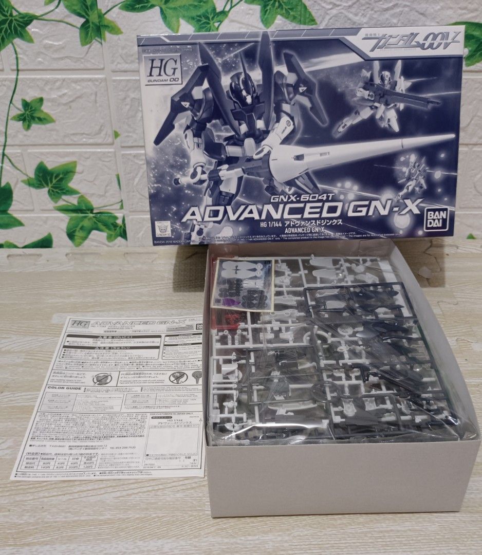 Premium Bandai 1/144 HG Advance GN-X Gundam (Category: Gundam & Model Kits) located in Quezon City. Submitted by gwiyaoming (Listing ID 1334285378, Image 3). Description: Premium Bandai 1/144 HG Advance GN-X Gundam Onhand stock Brandnew Unbuilt Sealed runners Complete parts Meetup/Pickup/Shipping.