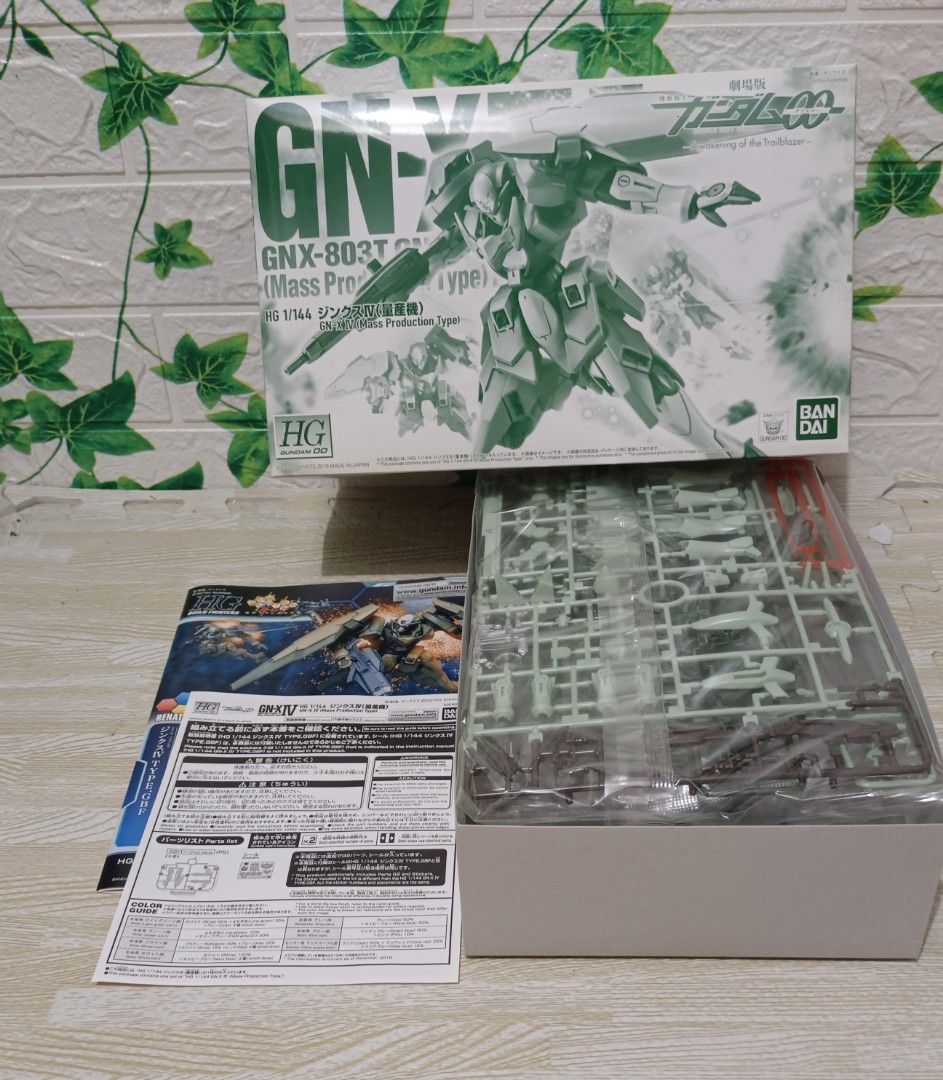 Premium Bandai 1/144 HG GN-X IV Gundam (Category: Gundam & Model Kits) located in Quezon City. Submitted by gwiyaoming (Listing ID 1334285042, Image 3). Description: Premium Bandai 1/144 HG GN-X IV Gundam Onhand stock Brandnew Sealed runners Unbuilts Complete parts Meetup/pickup/Shipping.