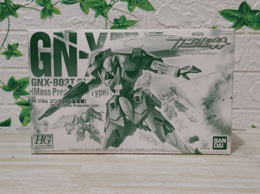 Premium Bandai 1/144 HG GN-X IV Gundam (Category: Gundam & Model Kits) located in Quezon City. Submitted by gwiyaoming (Listing ID 1334285042, Image 1). Description: Premium Bandai 1/144 HG GN-X IV Gundam Onhand stock Brandnew Sealed runners Unbuilts Complete parts Meetup/pickup/Shipping.