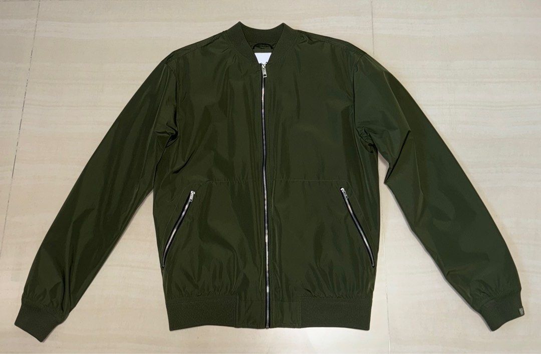 HOT Bomber Jacket Pull And Bear Coat Mens Pull Bear Bomber