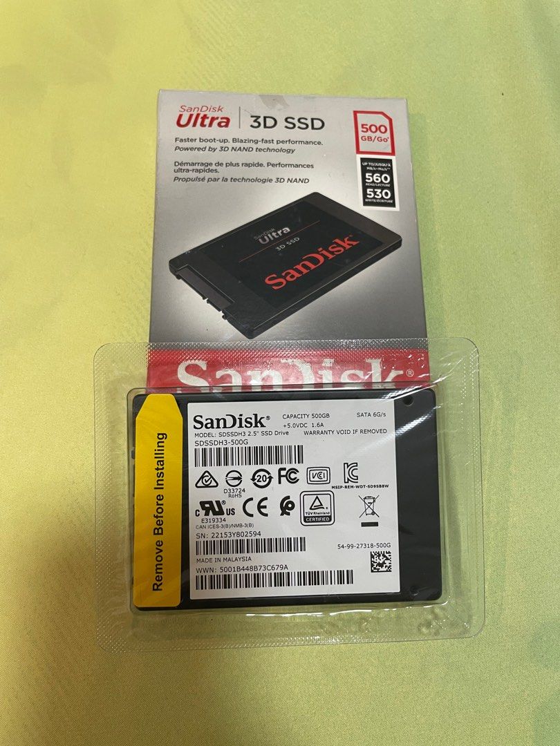 SanDisk Ultra 疑わしい SDSSDH3-500G SSD 500GB