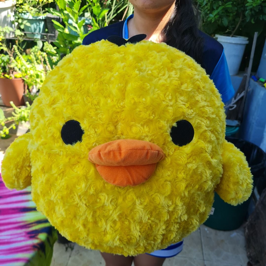 San-X Kiiroitori jumbo XL rose pattern (Category: Plushies & Soft Toys) located in Cavite. Submitted by shewaniii (Listing ID 1334255985, Image 3). Description: ⸜(｡˃ ᵕ ˂ )⸝♡Cutesies Galore!!♡🍰 ⋆｡‧˚ʚ🍓 ɞ˚‧｡⋆⋆｡‧˚ʚ🍓 ɞ˚‧｡⋆⋆｡‧˚ʚ🍓 ɞ˚‧｡⋆ 🍓 San-X Kiiroitori jumbo XL rose pattern 🍓 ♡ w/ papertag ♡good/mint condition (10/10) ♡ 17" - 18" ♡ mop: gcash| mod: ggx, sdd, or flash ♡ loc: cavite pm for more details ദ്ദി ˉ͈̀꒳ˉ͈́ )♡🍰 .