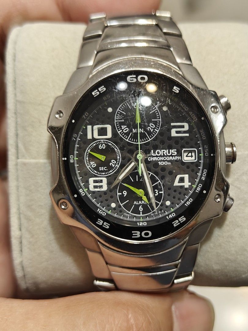 Seiko Fusion Lorus Chronograph Curve surface UK set Men s Fashion Watches Accessories Watches on Carousell