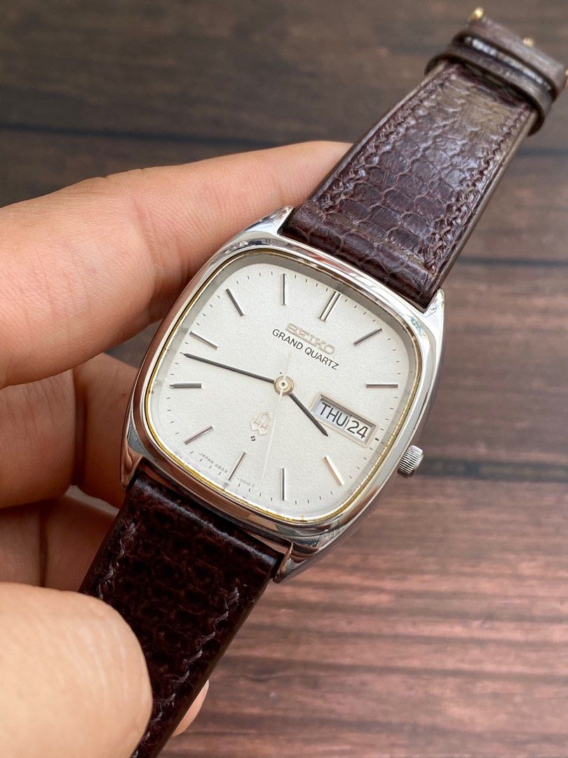 SEIKO メンズ グランド クォーツ 4843-5100 デイデイト シルバー セイコー グランドクォーツ 4843-5100 デイデイト シルバー クォーツ