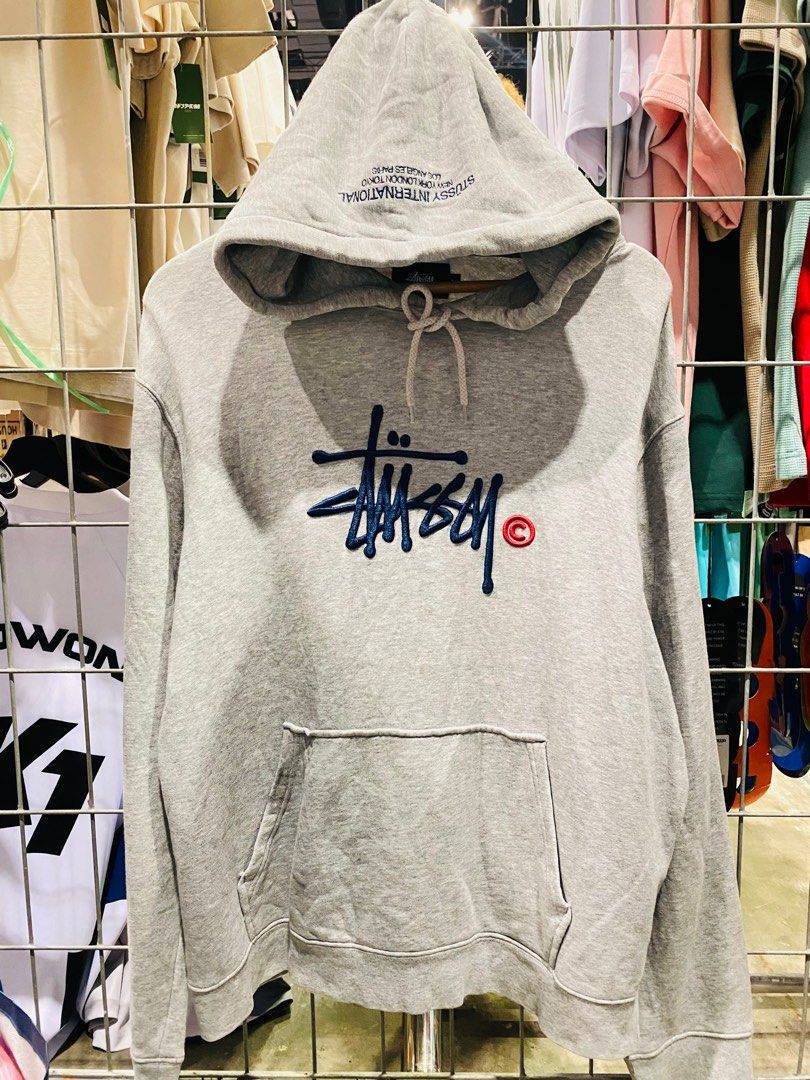 Stussy International Spell Out Hoodie Men s Fashion Tops Sets Hoodies on Carousell