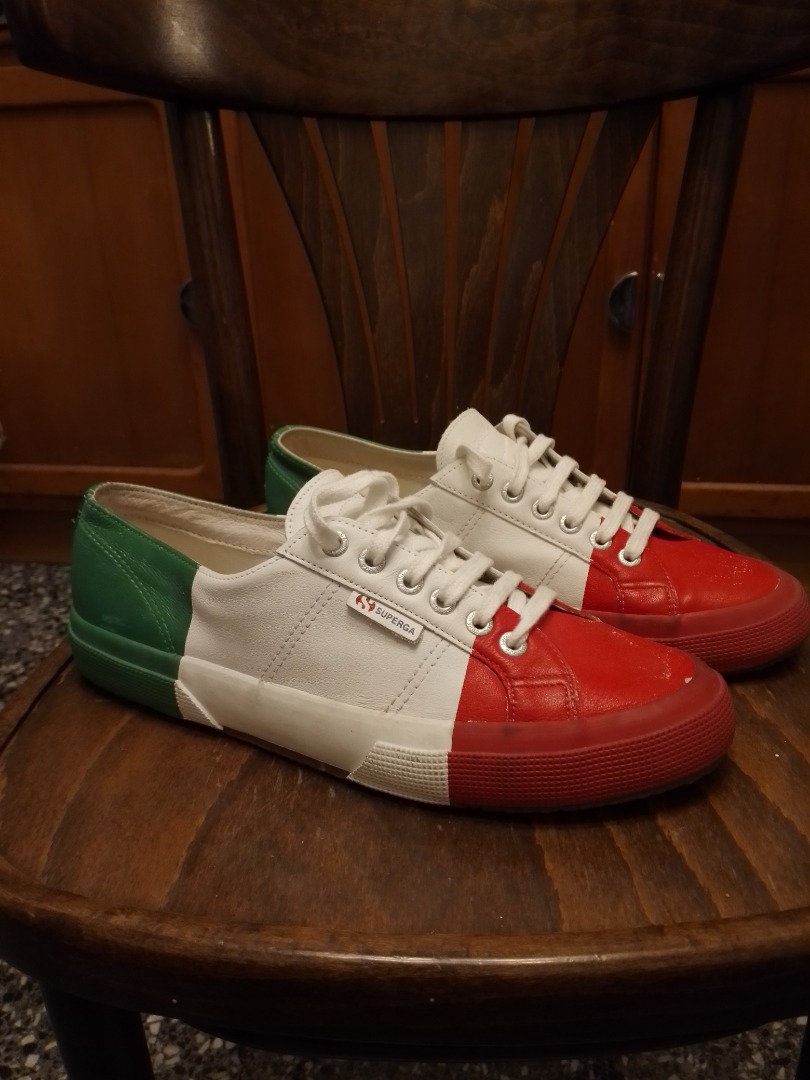 Superga italian flag discount