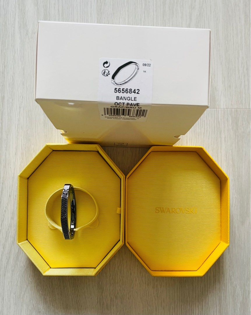 Swarovski Dextera Bangle, Women's Fashion, Jewelry & Organisers ...