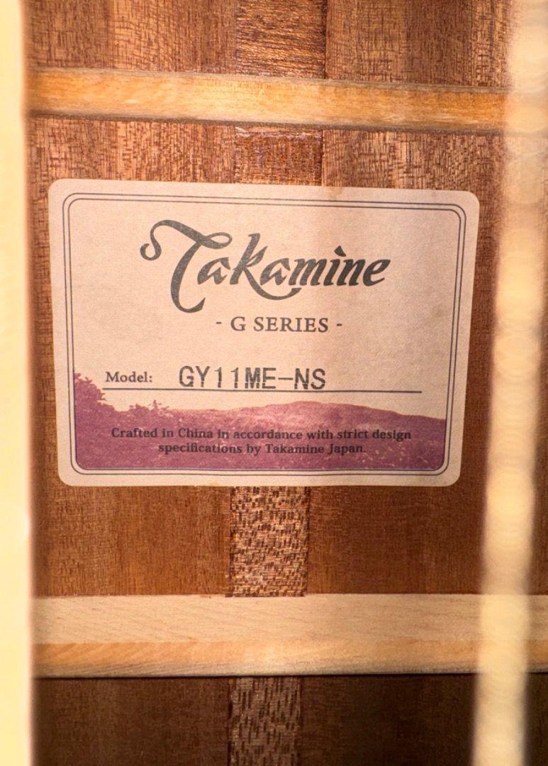 TAKAMINE G SERIES GUITAR (Category: Musical Instruments) located in Mandaluyong City. Submitted by cobbycob (Listing ID 1334254489, Image 3). Description: Takamine GY11MENS 2016 Bought at JB Music MOA back in 2016 Barely used, as I never learned. .