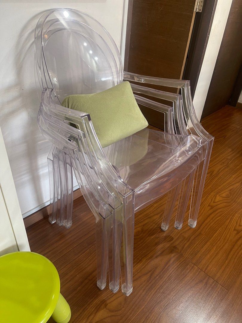 Transparent Chairs, Furniture Home Living, Furniture, Chairs on